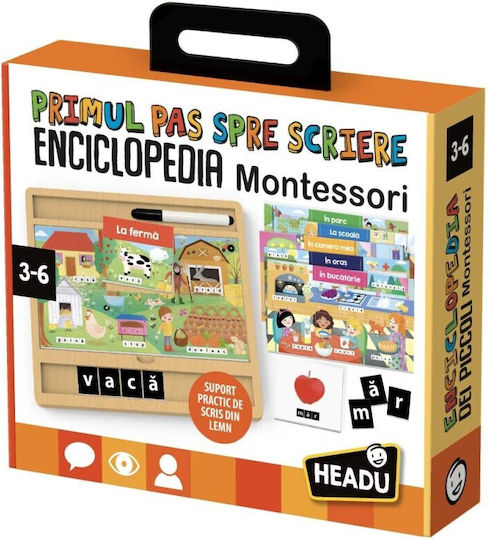 Headu My First Tactile Library Montessori Joc Educațional de Cunoștințe