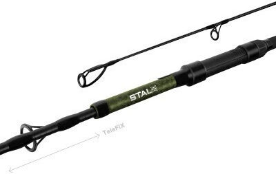 Delphin Stalx Telefix 2.7 M Carbon Karpfenstationärrute A 2.75 Lbs 2 Sektionen