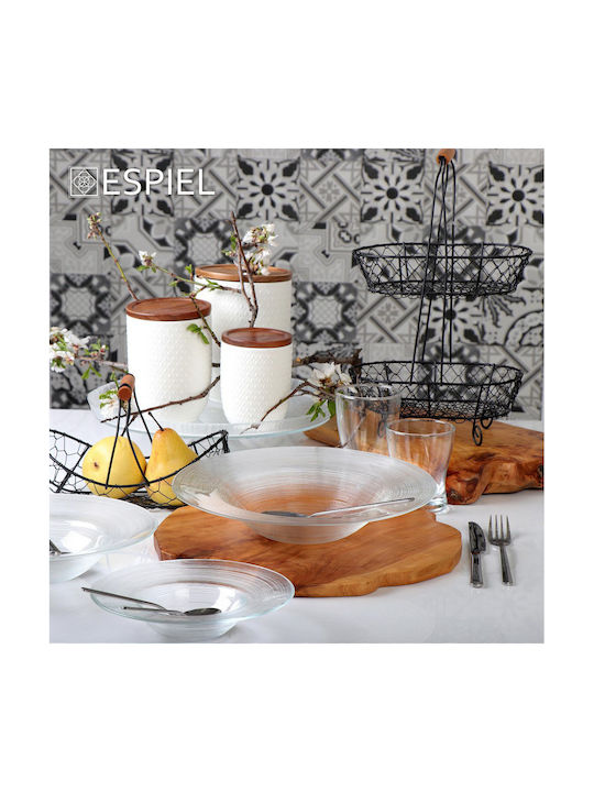 Espiel Circle Farfurie adâncă Transparent cu Diametru 29.5cm