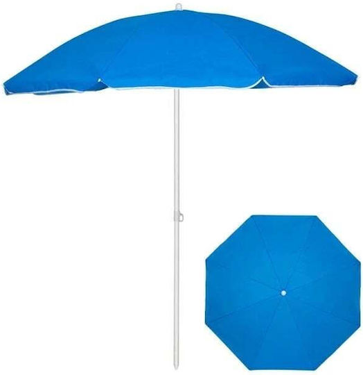 Umbrelă Pliabilă Plajă Diametru 1.8m Albastră