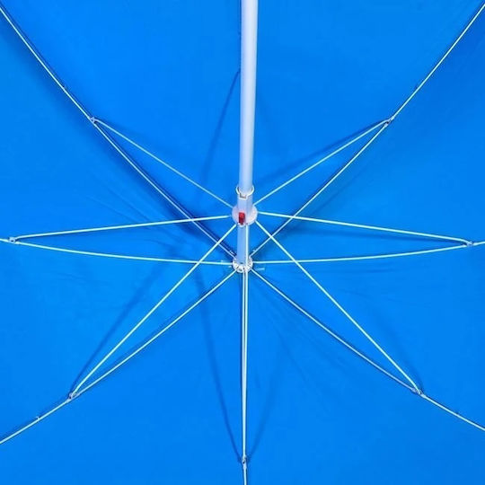 Umbrelă Pliabilă Plajă Diametru 1.8m Albastră