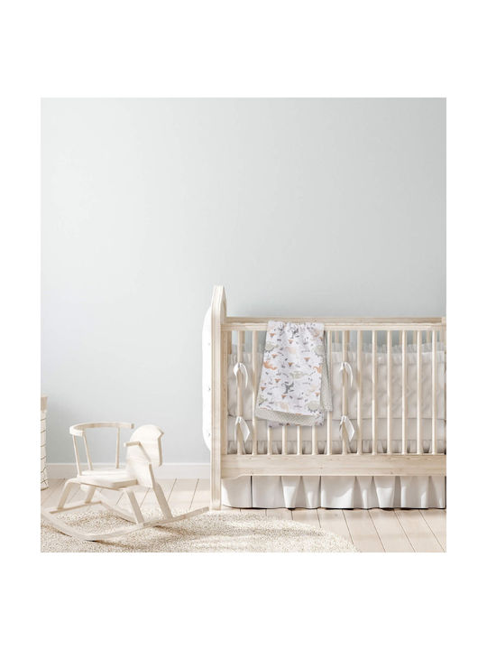 Das Home Σετ Βρεφικά Σεντόνια Λίκνου Βαμβακερά Baby Fun Μπεζ 70x120εκ. 2τμχ