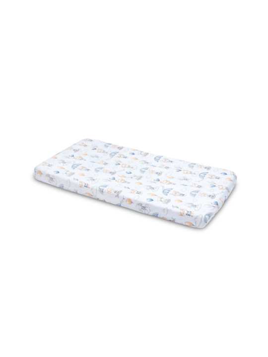 Sensillo Baby Sheet Crib Cotton 60x120cm