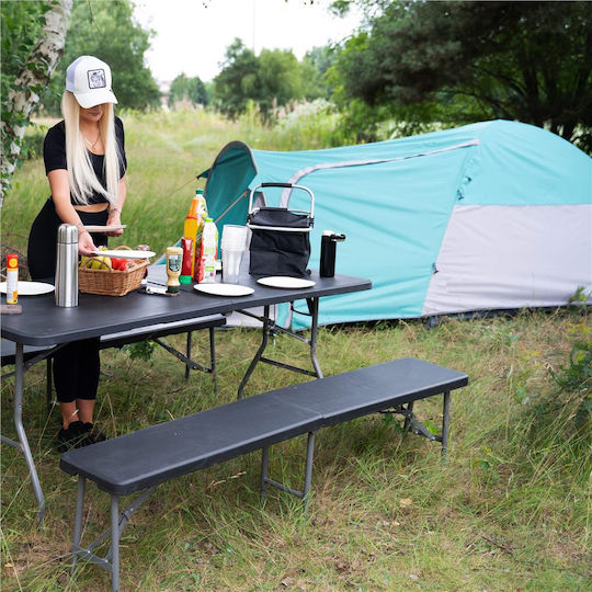 Campingzelt Tunnel Blau für 4 Personen 175x310x130cm