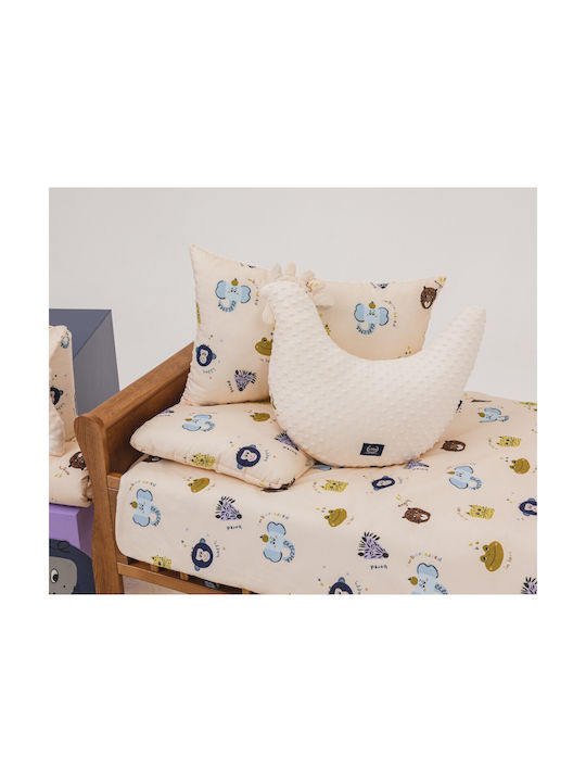 La Millou Baby Sheet Cradle Cotton Fitted Ecru 70x140cm