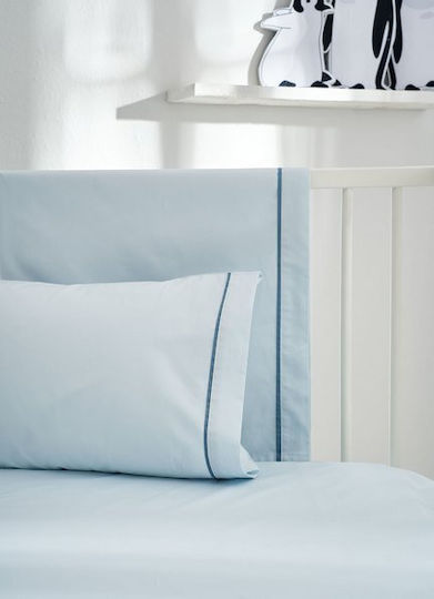 Vesta Home Set Lenjerie De Patut Bebe Albastru Deschis 120x160cm