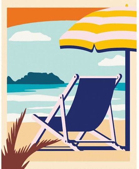 Ravensburger Creart Pictură după Numere Adulți Relaxare la Plajă