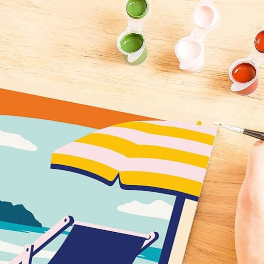 Ravensburger Creart Pictură după Numere Adulți Relaxare la Plajă