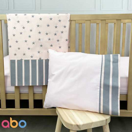 abo Set Lenjerie de Patut Roz 70x140 cm