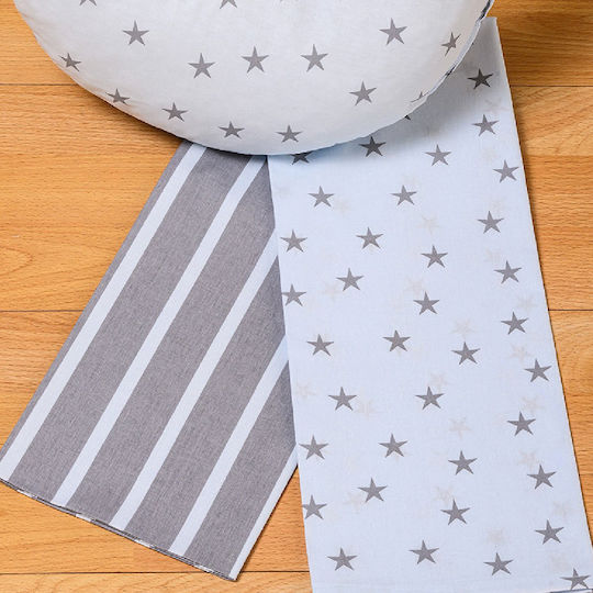 abo Little Prince Baby Sheets Set Cradle Cotton Light Blue 70x120cm 2pcs