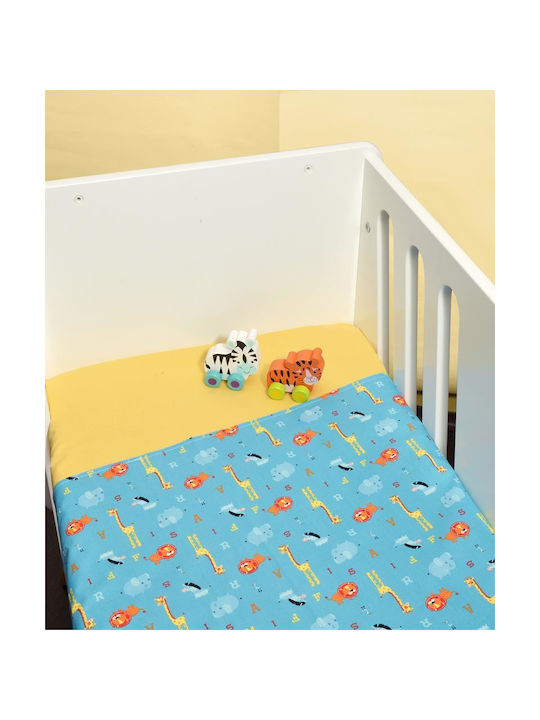 Baby Oliver Set Baby Bettlaken Für Wiege Baumwolle Bunt 80x100cm 2Stück 46-6704/216
