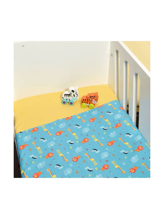 Baby Oliver Set Baby Bettlaken Für Wiege Baumwolle Bunt 80x100cm 2Stück 46-6704/216