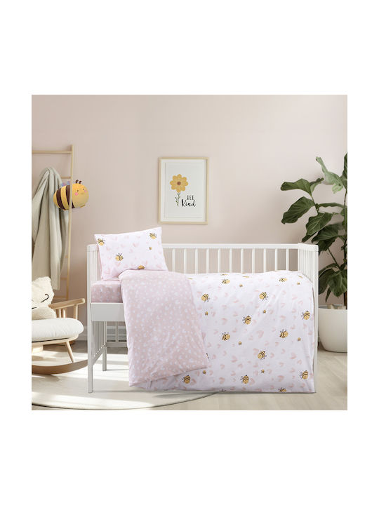 Kocoon Seturi de cearșafuri pentru bebeluși Pentru Patut Bumbac cu Cauciuc Multicolore 70x130buc 3buc