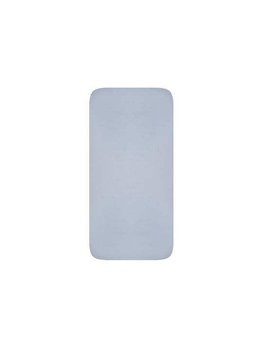 Baby Oliver Baby Sheet Crib Cotton Fitted Gray 70x140cm