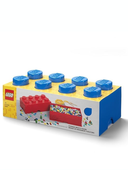 LEGO Children's Storage Box made of Plastic 8-Stud Blue 50x25x17cm 1pcs
