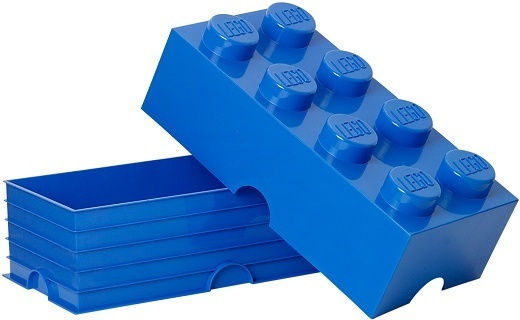 LEGO din Plastic 8-Stud Albastru 50x25x17cm 1buc