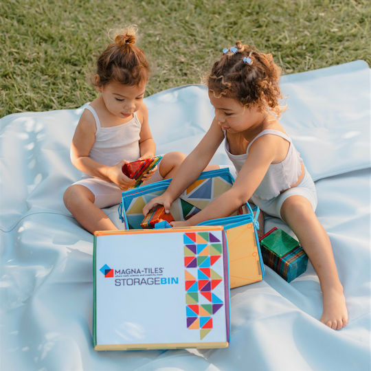Magna-Tiles Kinder Aufbewahrungsbox Faltbar aus Stoff Mehrfarbig 1Stück