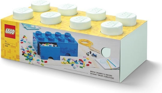 LEGO Children's Storage Box made of Plastic 8 Knobs Turquoise 50x25x17cm 1pcs