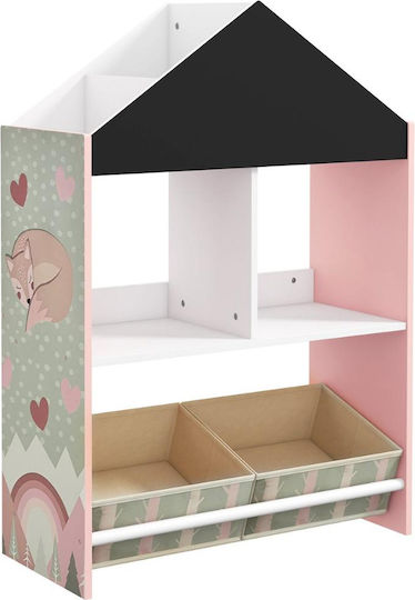 Zonekiz Kinder Aufbewahrungsbox aus Holz Rosa 1Stück