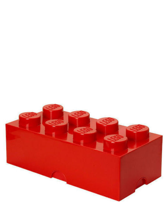 LEGO Παιδικό Κουτί Αποθήκευσης από Πλαστικό 8-Stud Κόκκινο 10x20x7.5cm