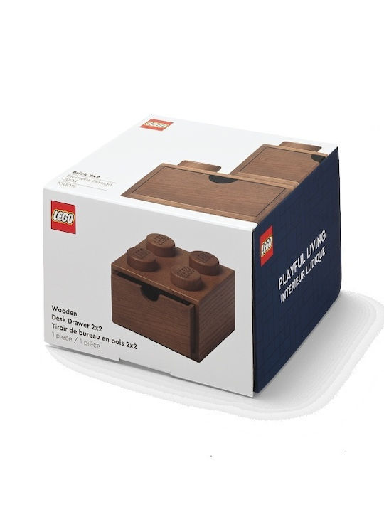 LEGO din Lemn Brick Maro 2x11cm 1buc