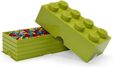 LEGO Kinder Aufbewahrungsbox aus Kunststoff 8-Stud Grün 50x25x17cm 1Stück