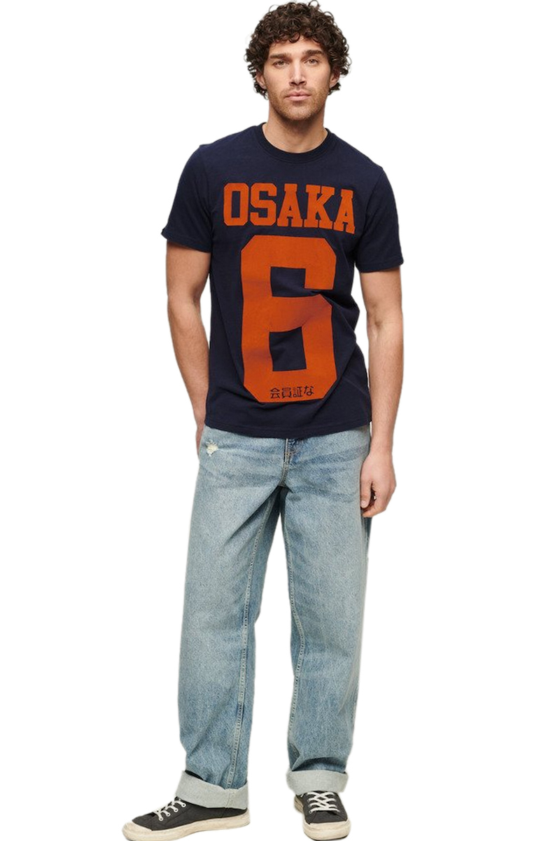 Superdry 'osaka T-shirt Blue M1011923A-2AU | Skroutz.mt