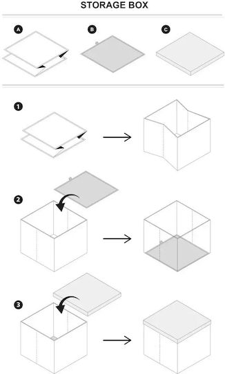 Arditex Children's Storage Box made of Fabric 30x30x30cm 1pcs