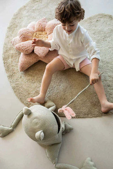 Lorena Canals Kinder Aufbewahrungskorb aus Stoff Fred the Frog Grün 23x35cm 1Stück