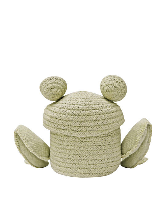 Lorena Canals Детска кошница за съхранение Fred the Frog Зелен 23x35см 1бр