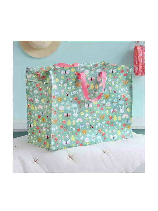 A Little Lovely Company din Plastic Verde 58x45cm 1buc