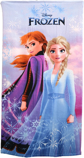 Disney Disney Frozen Elsa & Anna Παιδική Πετσέτα Θαλάσσης Frozen 140x70εκ.