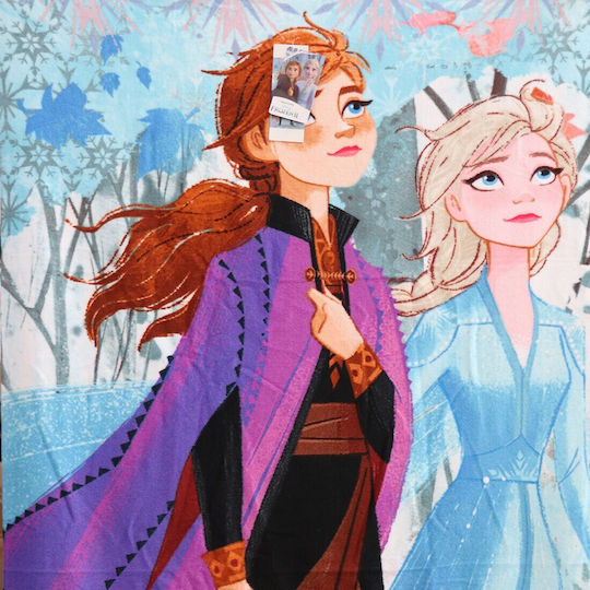 Disney Frozen Sisters Microfiber Fast Dry Beach Towel 70x137cm Multicolor