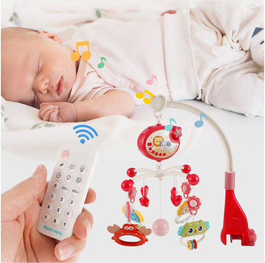 Martin Toys Mobile for Cot with Music, Rotation, and Projector for 0++ Months
