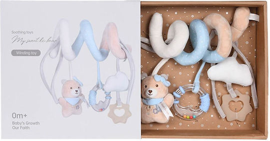 Bebe Stars Spirale Spielzeug Für Wiege und Kinderwagen mit Beißring für 0++ Monate