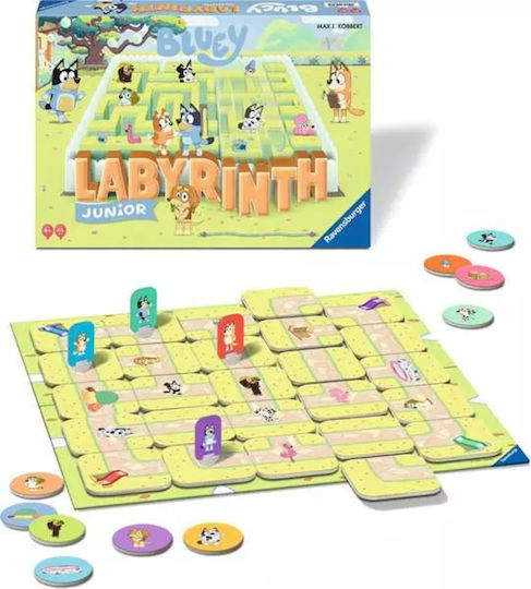 Επιτραπέζιο Παιχνίδι Bluey Labyrinth Junior για 2-4 Παίκτες 4+ Ετών (EN) Ravensburger