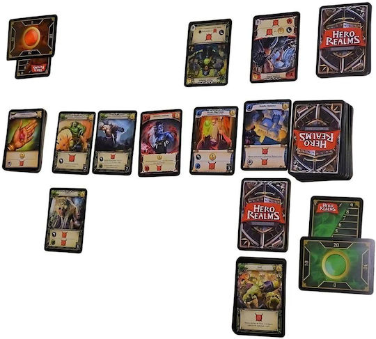 Настолна игра Hero Realms Deckbuilding за 2-4 играчи 8+ години WWG500 (EN) White Wizard Games
