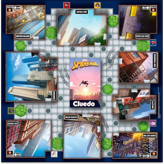Board Game Cluedo: Spider-Man for 2-6 Players 8+ Years Old (EN) Winning Moves
