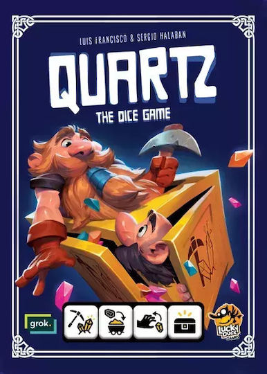 Настолна игра Quartz: The Dice Game за 3-6 играчи 10+ години (EN) Lucky Duck Games
