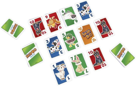 Настолна игра Skip-Bo Junior за 2-4 играчи 5+ години Mattel