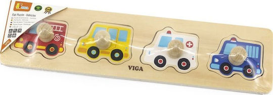 Viga Viga 44535 Primele Puzzles cu Mânere Mașini
