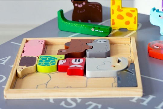 Holz Kinder Steckpuzzle 14pcs Moni