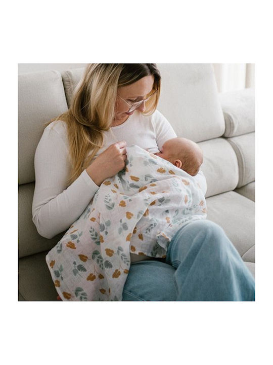 Babyono Muslin Swaddle Wraps Green Green 70x70cm. 3pcs