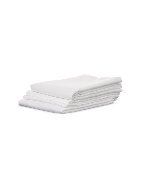 Lorelli Flannel Swaddle Wraps White 43x90cm. 4pcs