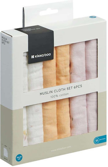 Kikka Boo Рамо Кърпа За Бърсане 30x30см 6 Броя