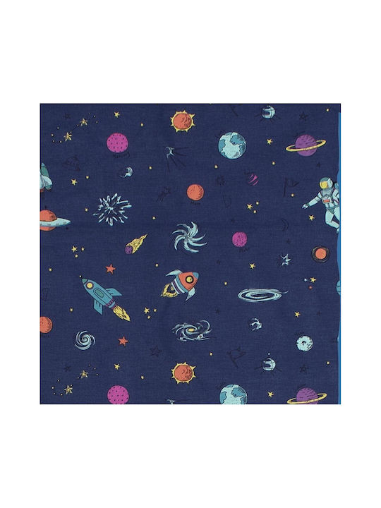 Dimcol Space Hässe-Kuscheldecke Blau 80x80cm.