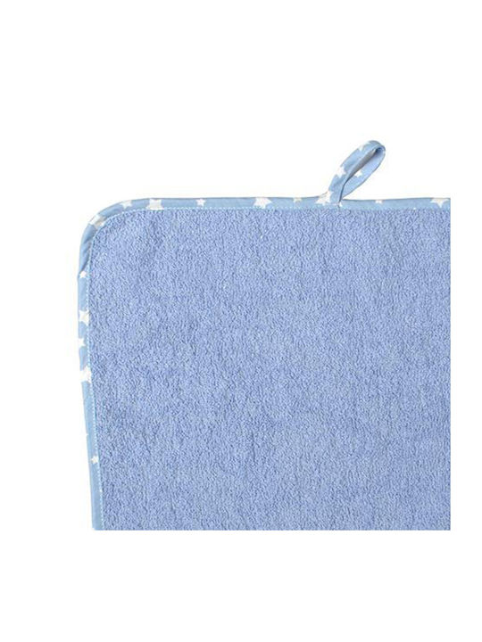 Dimcol Bebe Muslin Shoulder Burp Cloth Light Blue 30x30cm.