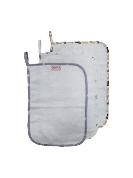 Beboulino Shoulder Burp Cloth 20x30cm 3 Pieces