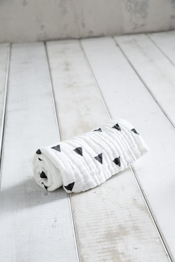 Nima Razzle Muslin Swaddle Wrap Gray 110x150cm.