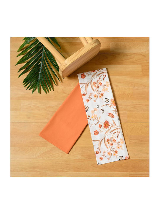 abo Swaddle Wraps Orange Orange 75x75cm. 2pcs